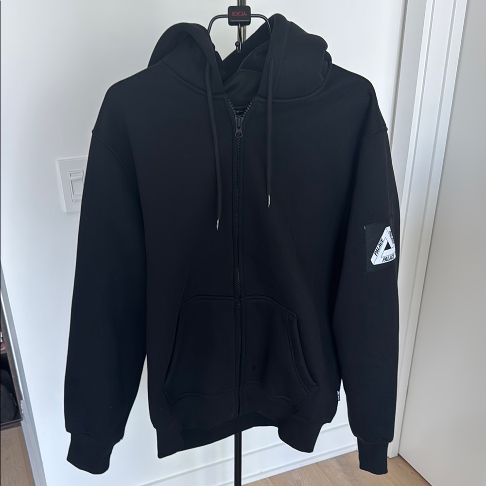 PALACE Facemask Thermal Black Hoodie (FW23) Size L